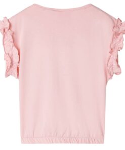 Kindershirt 92 lichtroze