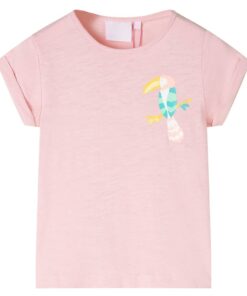 Kindershirt 92 lichtroze
