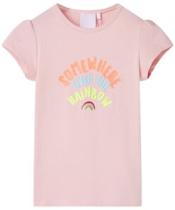 Kindershirt 92 lichtroze