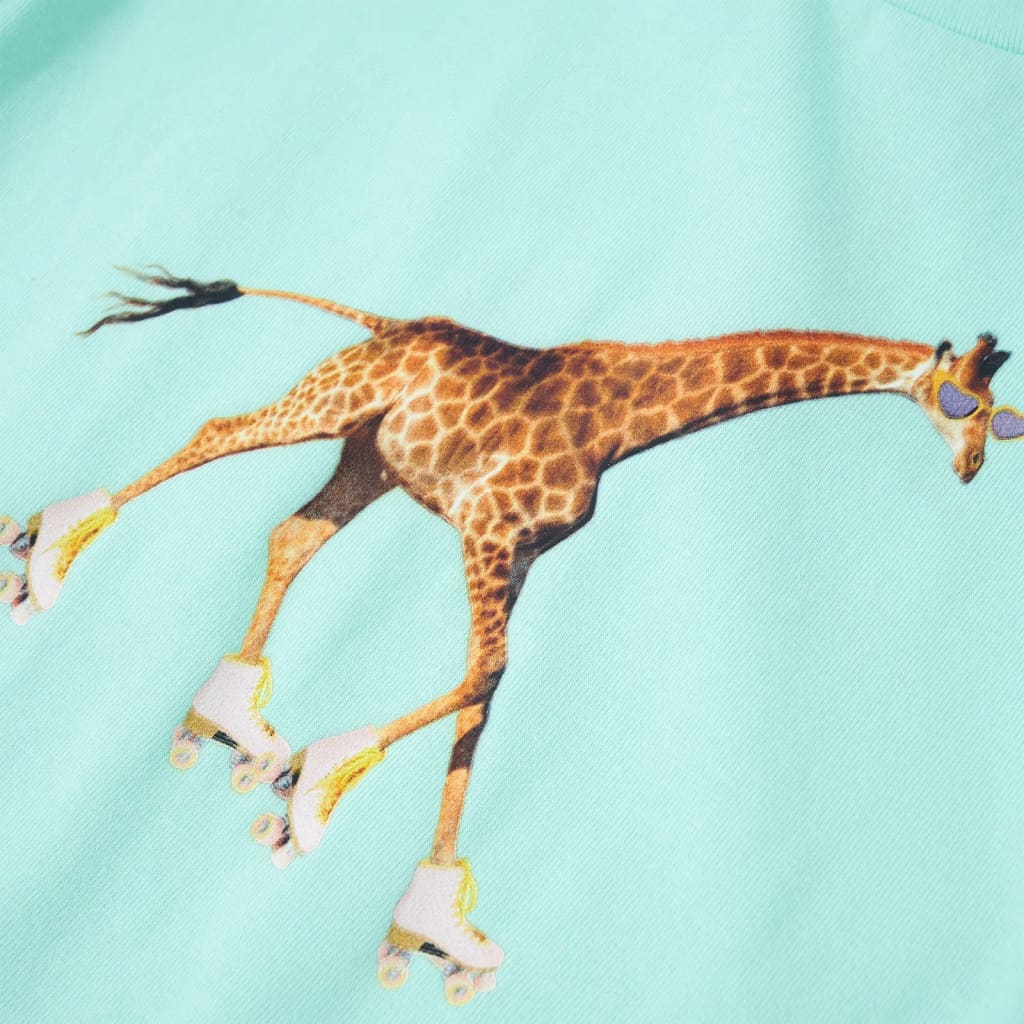 Kindershirt 92 lichtzeeblauw - Image 4