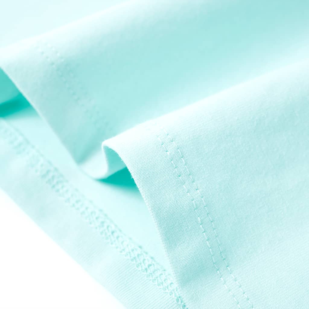 Kindershirt 92 lichtzeeblauw - Image 6