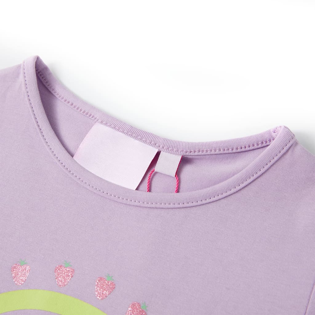 Kindershirt 92 lila - Image 3