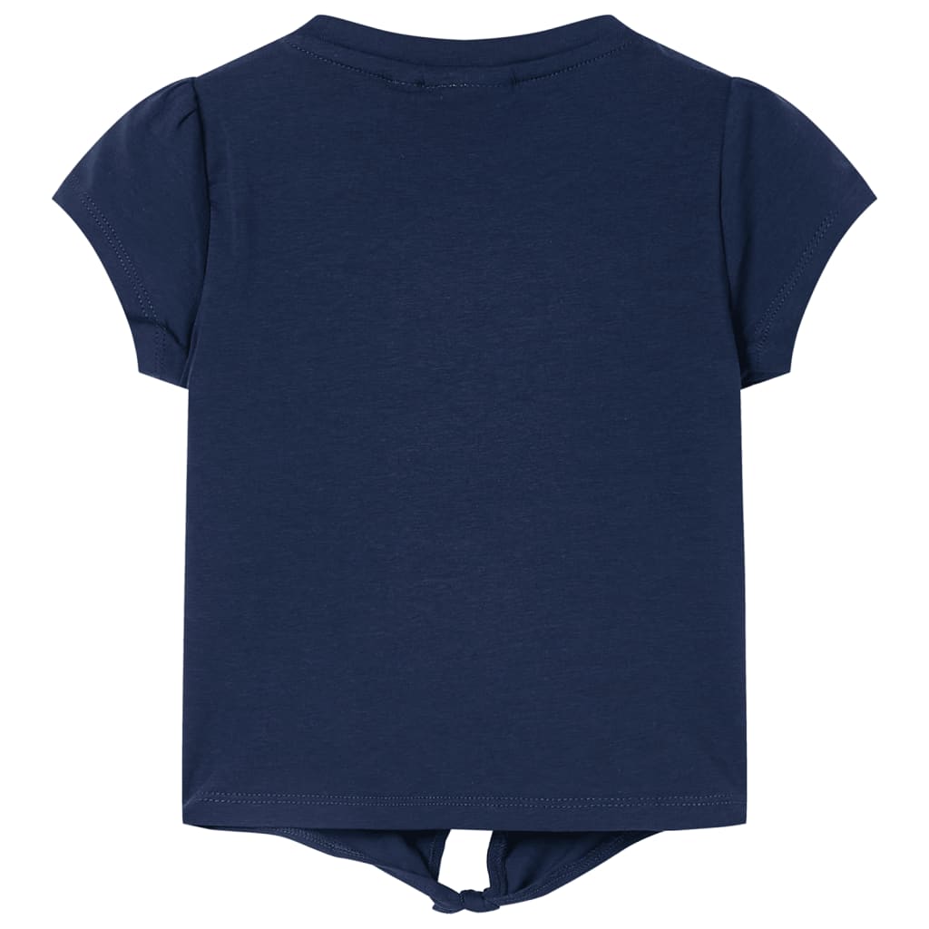 Kindershirt 92 marineblauw