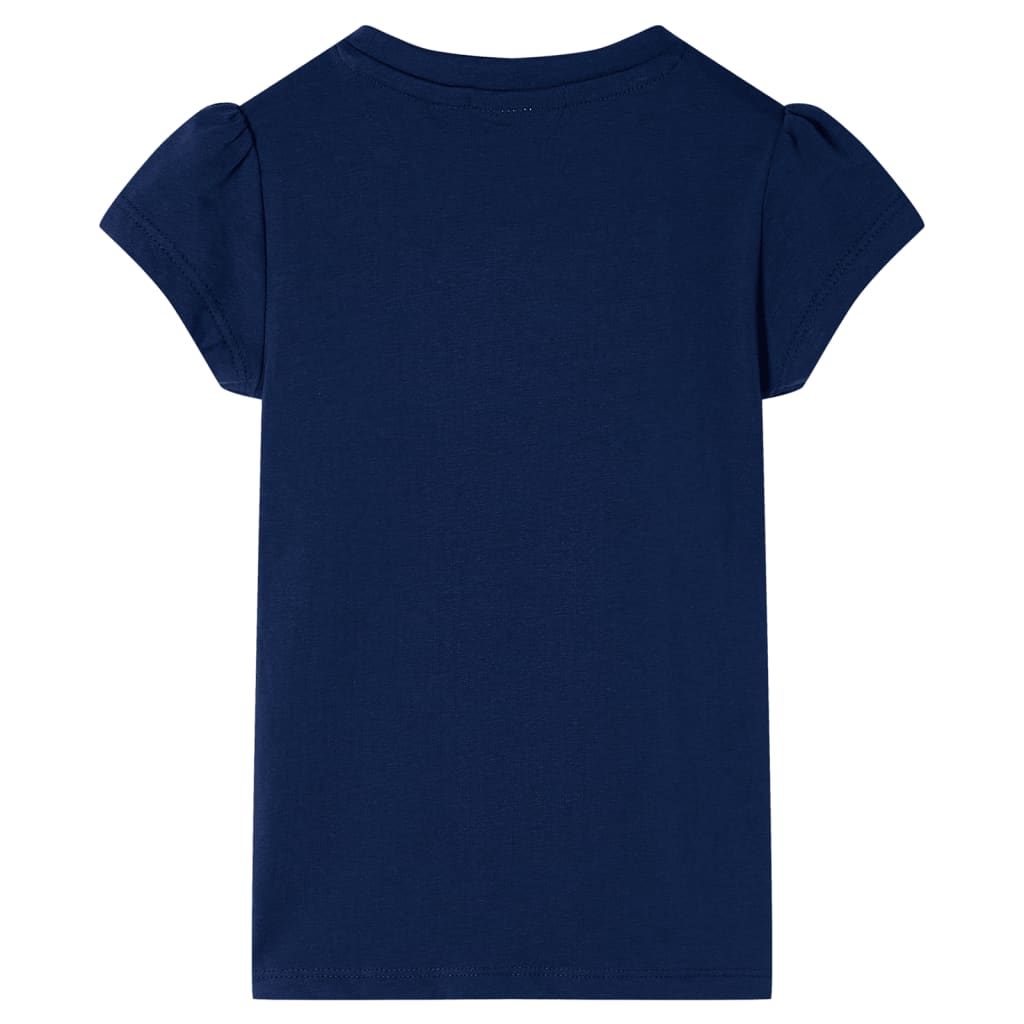 Kindershirt 92 marineblauw