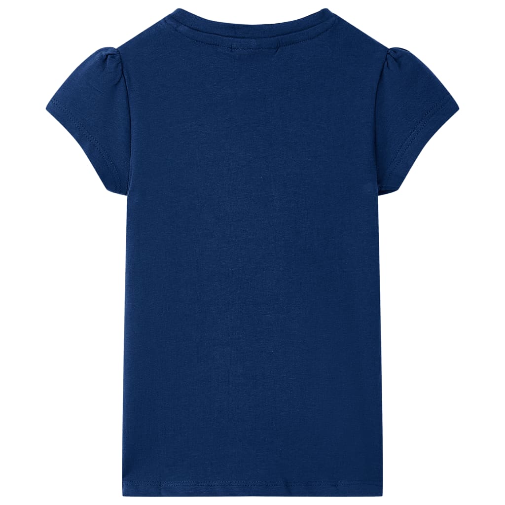 Kindershirt 92 marineblauw