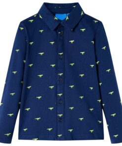 Kindershirt 92 marineblauw