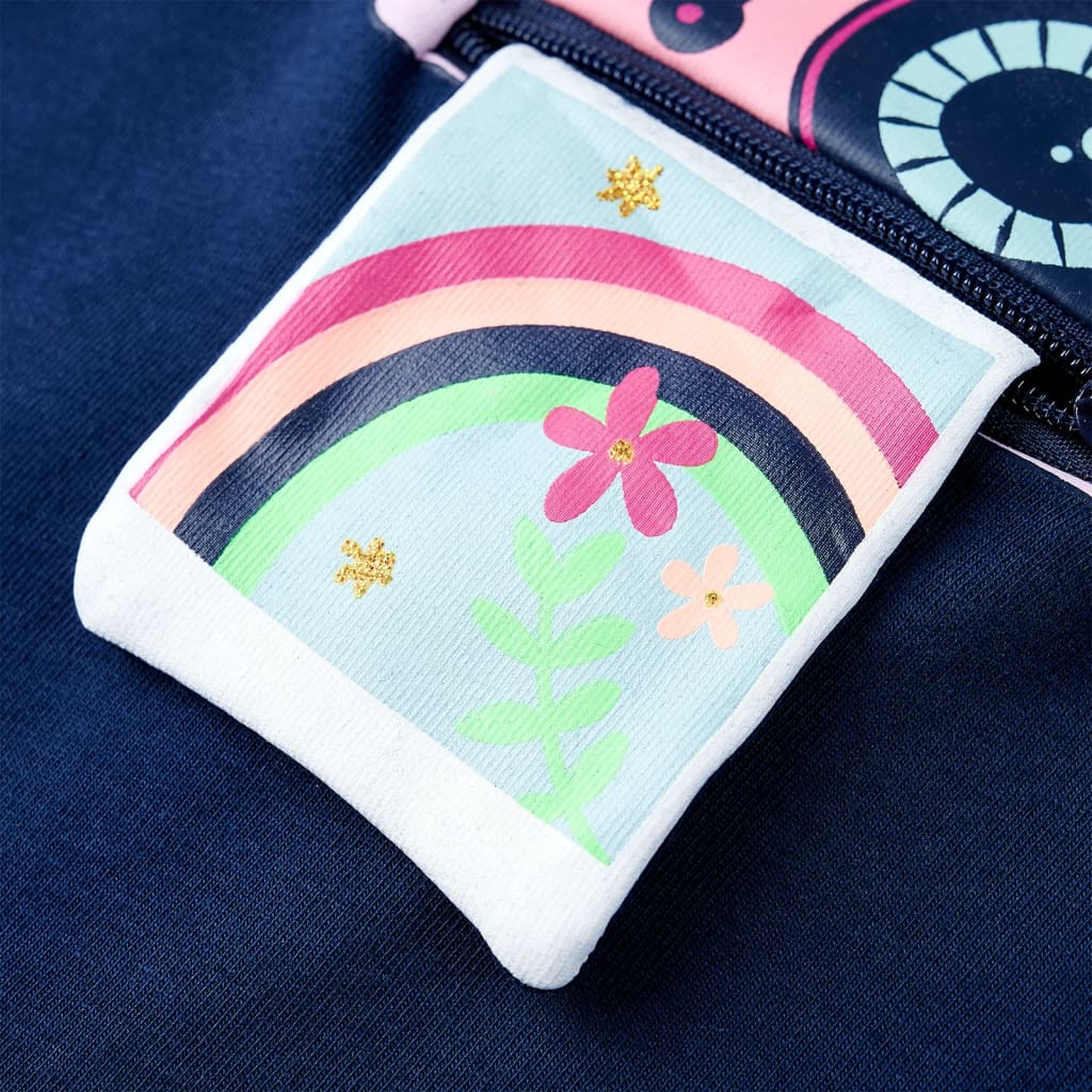 Kindershirt 92 marineblauw - Image 5