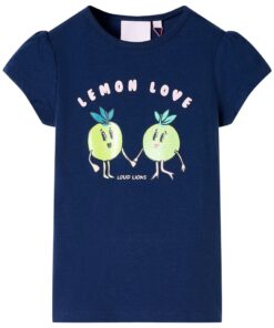 Kindershirt 92 marineblauw