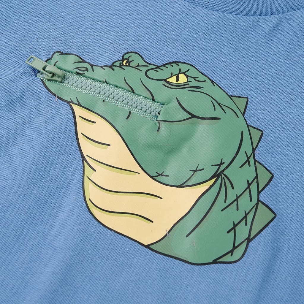 Kindershirt 92 middenblauw - Image 4