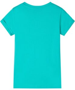 Kindershirt 92 mintkleurig