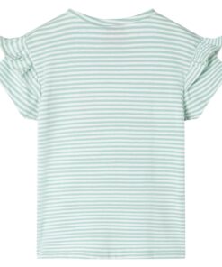 Kindershirt 92 mintkleurig