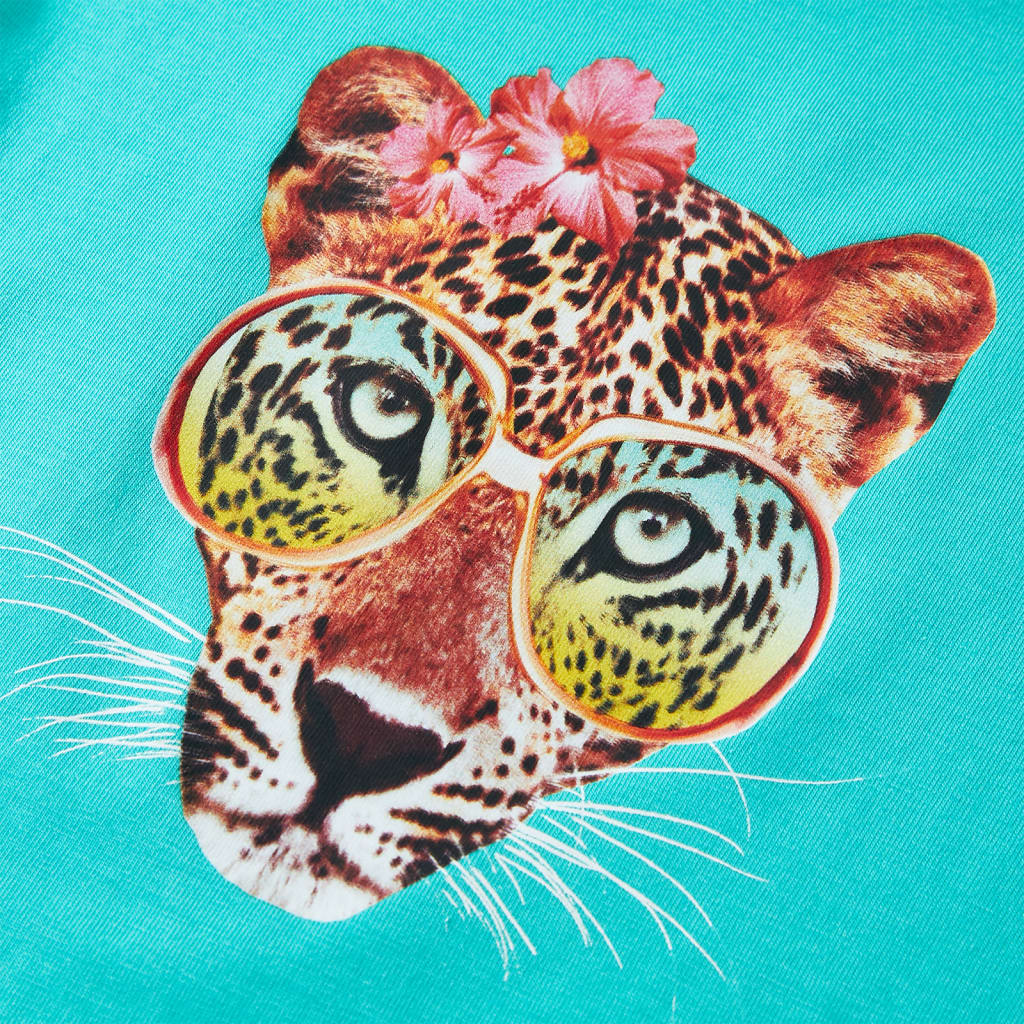 Kindershirt 92 mintkleurig - Image 4