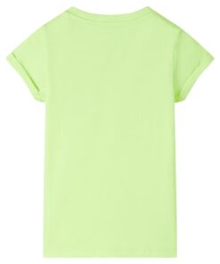 Kindershirt 92 neongeel