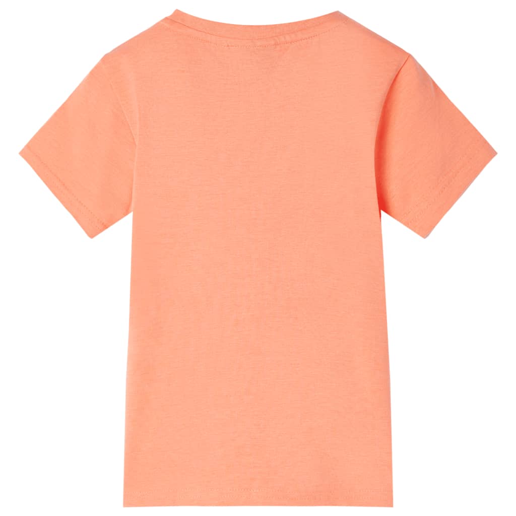Kindershirt 92 neonoranje