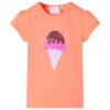 Kindershirt 92 neonoranje