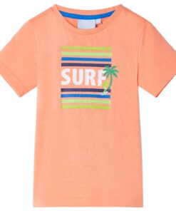 Kindershirt 92 neonoranje