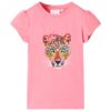 Kindershirt 92 neonroze