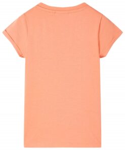 Kindershirt 92 perzikkleurig