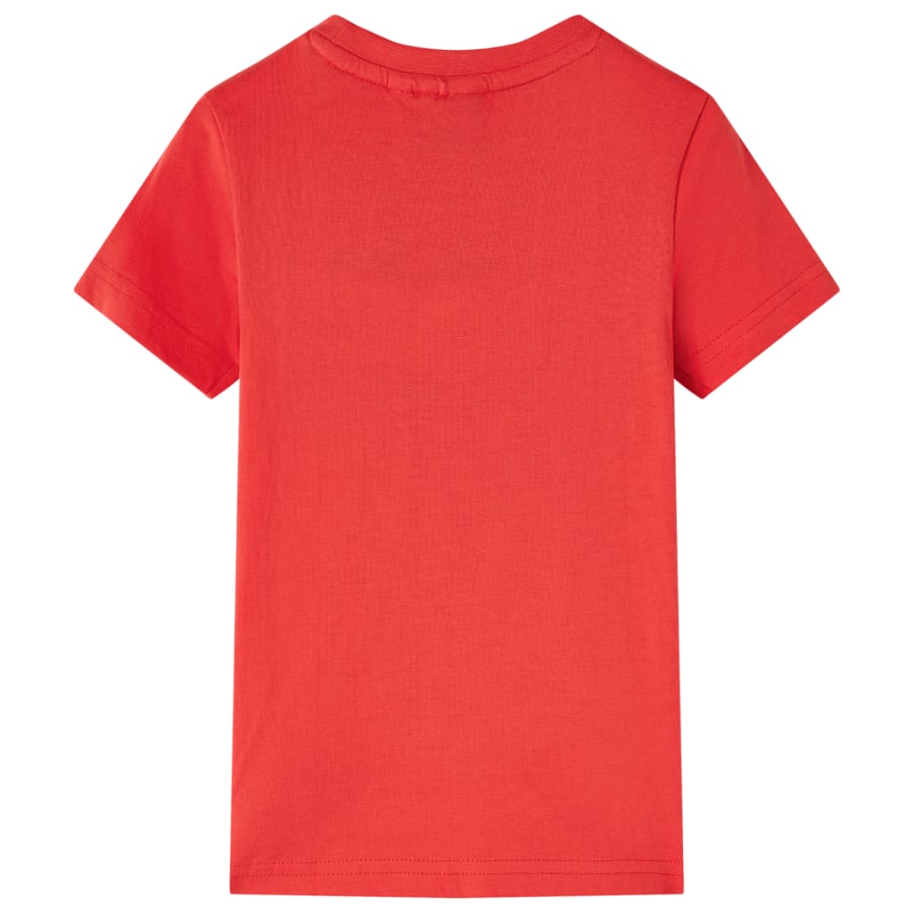 Kindershirt 92 rood