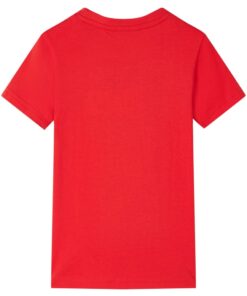 Kindershirt 92 rood