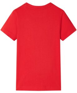 Kindershirt 92 rood