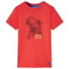 Kindershirt 92 rood