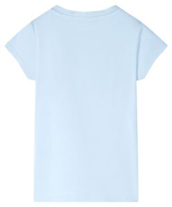 Kindershirt 92 zachtblauw