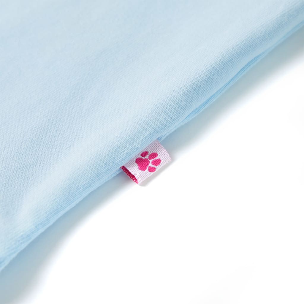 Kindershirt 92 zachtblauw - Image 5