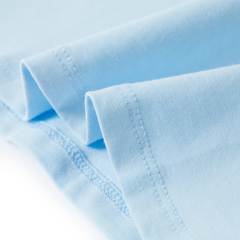 Kindershirt 92 zachtblauw - Image 6