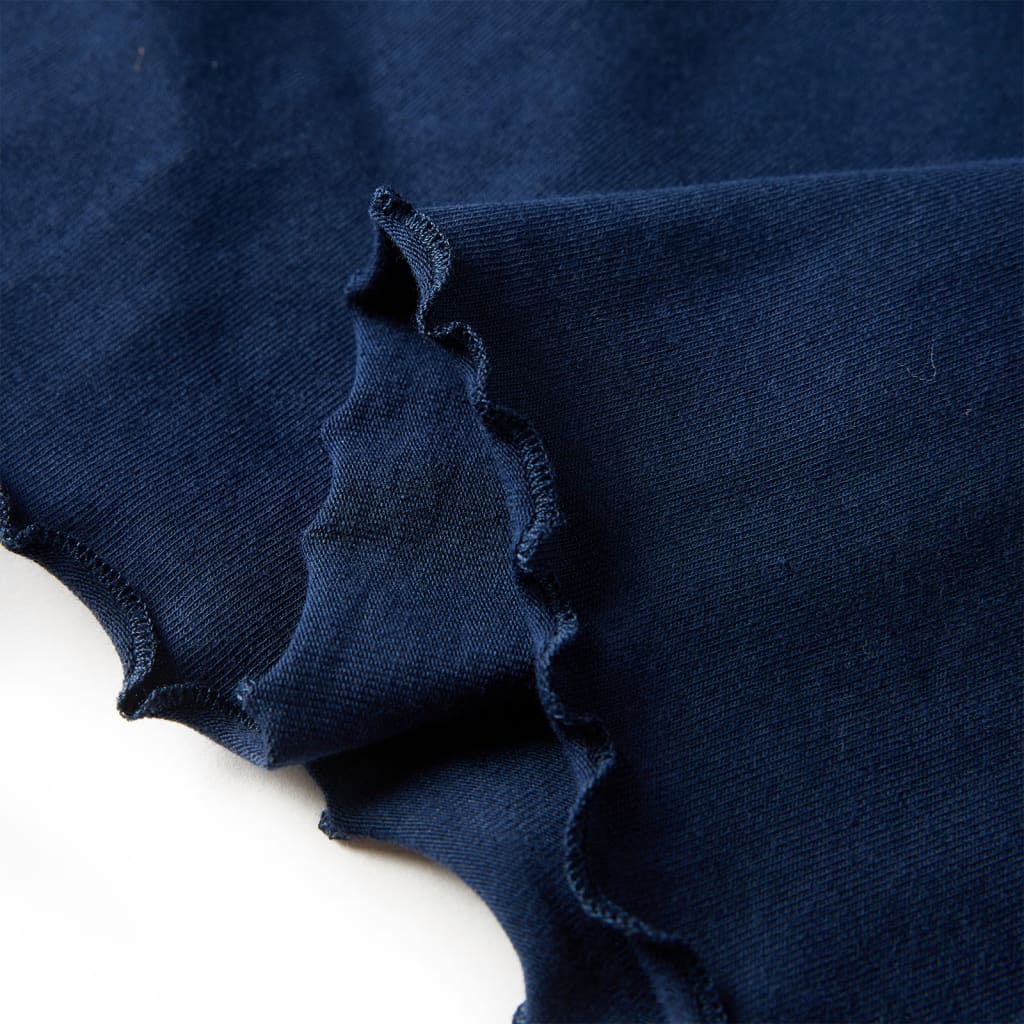 Kindershirt lange mouwen 104 marineblauw - Image 6