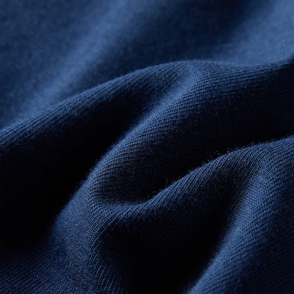 Kindershirt lange mouwen 116 marineblauw - Image 7