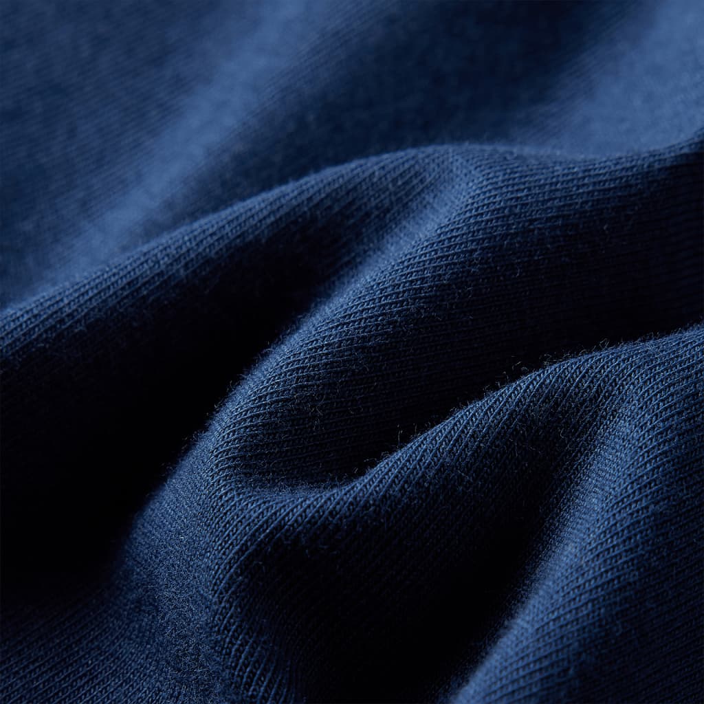 Kindershirt lange mouwen 128 marineblauw - Image 7