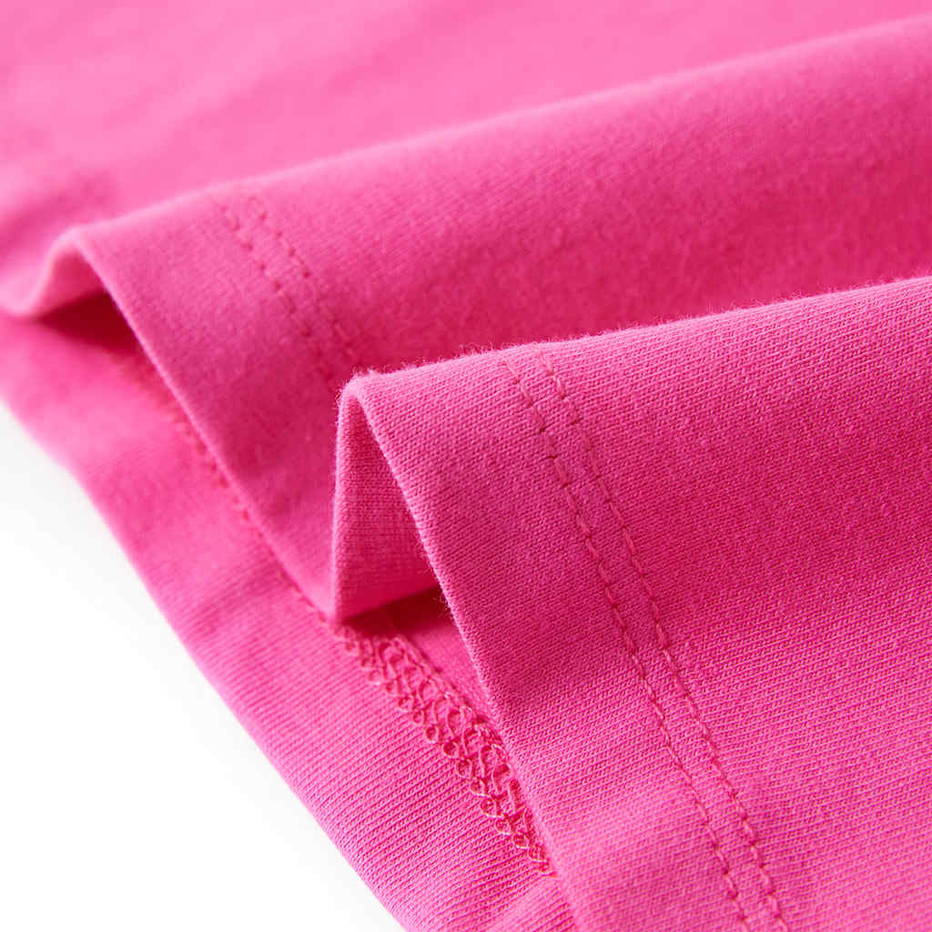 Kindershirt met kapmouwen 104 donkerroze - Image 6