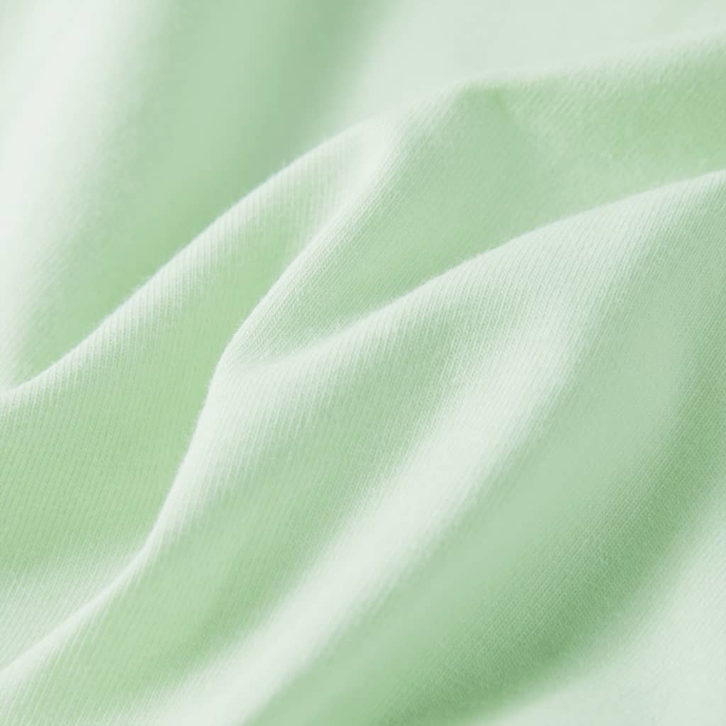 Kindershirt met kapmouwen 116 zachtgroen - Image 7