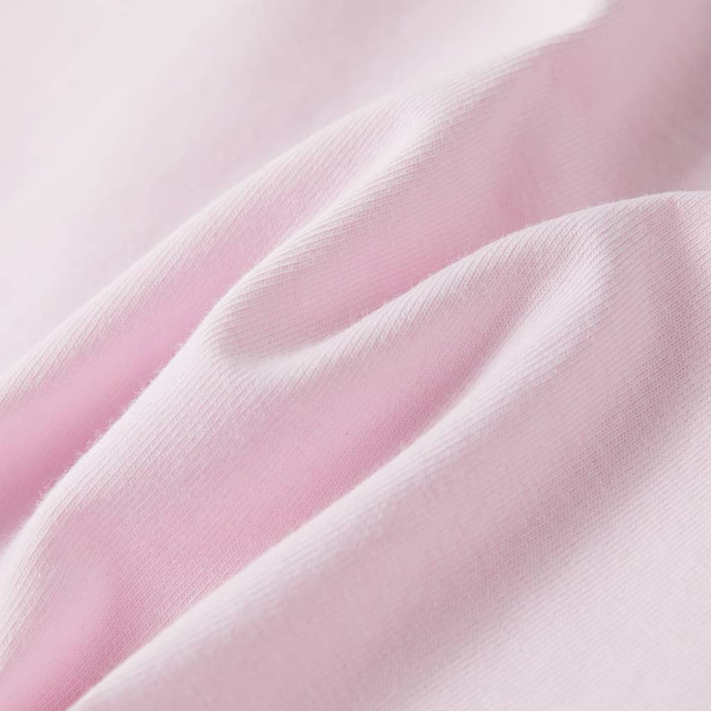 Kindershirt met kapmouwen 128 zachtroze - Image 7