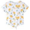 Kindershirt met knoop in de zoom 92 ecru