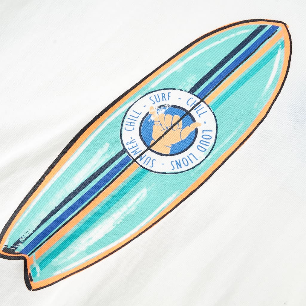 Kindershirt met korte mouwen 104 ecru - Image 4