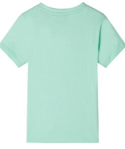 Kindershirt met korte mouwen 104 lichtgroen
