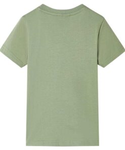 Kindershirt met korte mouwen 104 lichtkakikleurig