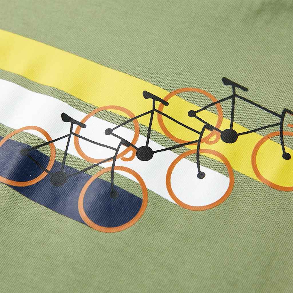 Kindershirt met korte mouwen 104 lichtkakikleurig - Image 4