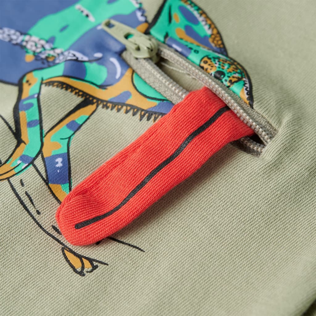 Kindershirt met korte mouwen 104 lichtkakikleurig - Image 5