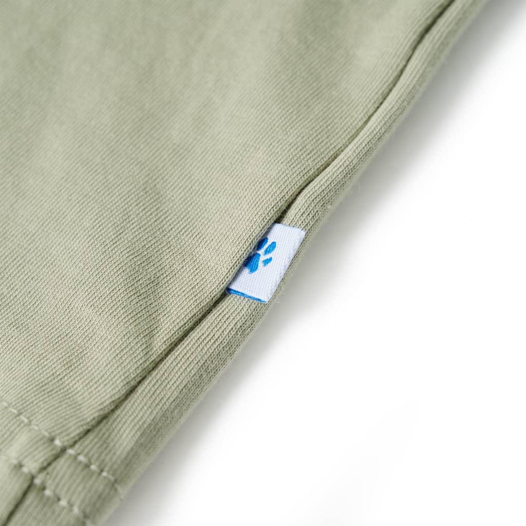 Kindershirt met korte mouwen 104 lichtkakikleurig - Image 6