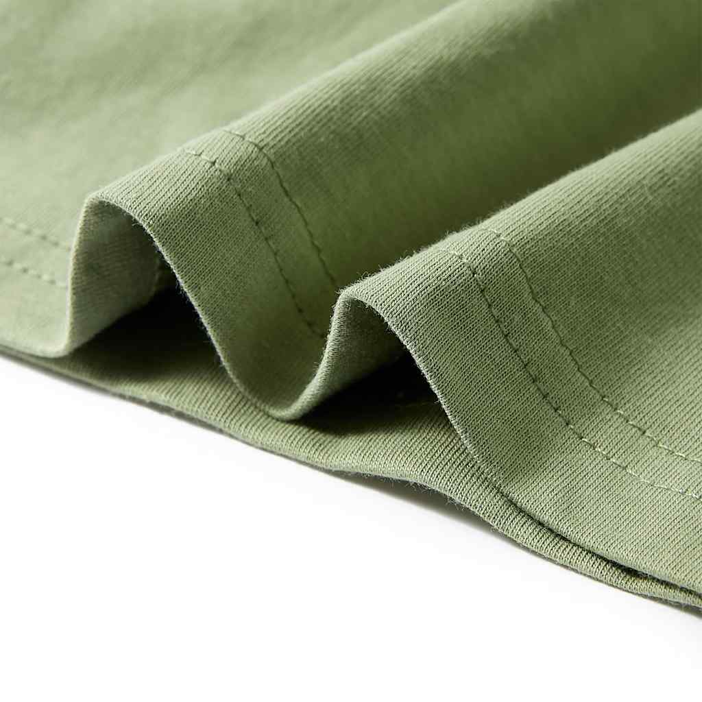 Kindershirt met korte mouwen 104 lichtkakikleurig - Image 6