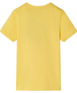 Kindershirt met korte mouwen 104 lichtokerkleurig