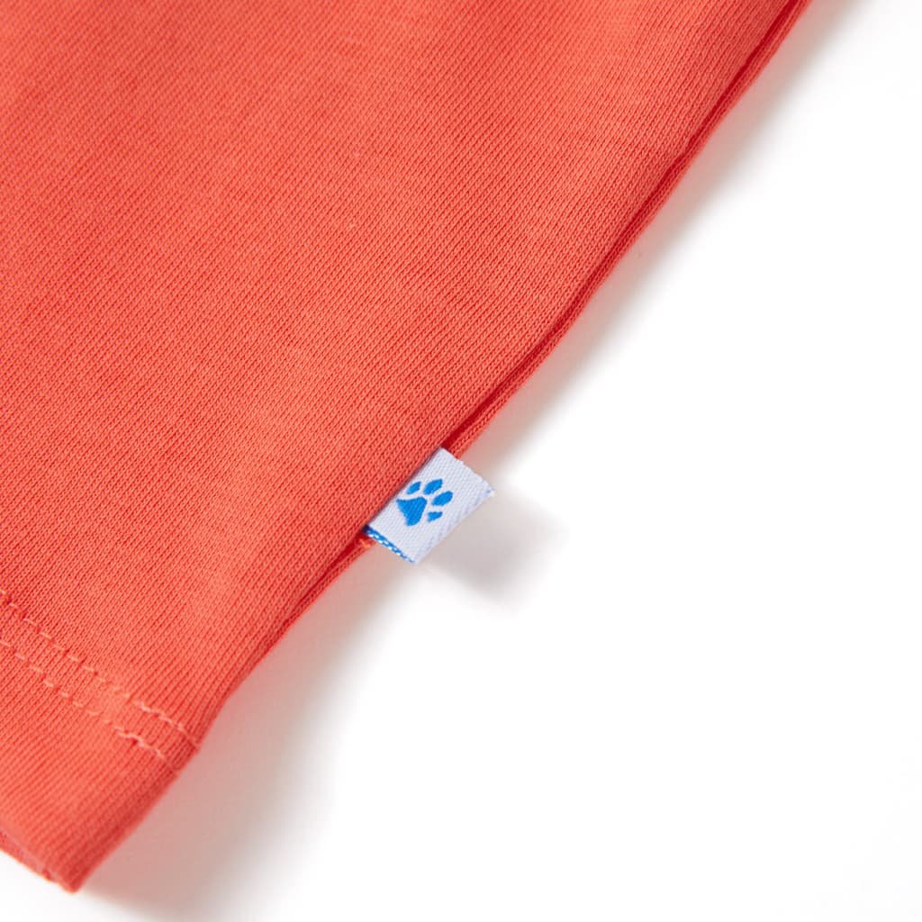 Kindershirt met korte mouwen 104 lichtrood - Image 5