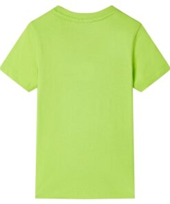 Kindershirt met korte mouwen 104 limoengroen