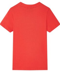Kindershirt met korte mouwen 104 rood