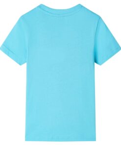Kindershirt met korte mouwen 104 zeeblauw