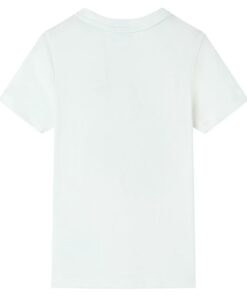 Kindershirt met korte mouwen 116 ecru