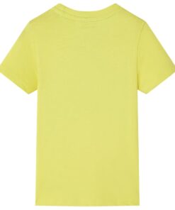 Kindershirt met korte mouwen 116 geel
